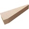 Ekena Millwork 4"W x 24"D x 8"H Thin Concord Rough Cedar Woodgrain TimberThane Corbel, Primed Tan CORUR04X24X08CONRCPR - alternate 3